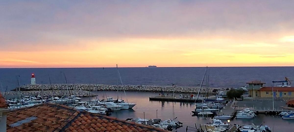 Magnifique Vue Mer Et Port Sausset-les-Pins Bagian luar foto